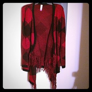 Buffalo plaid cardigan